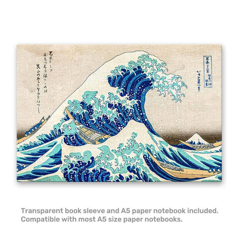 Pintoo YA1066 The Great Wave by Katsushika Hokusai - A5 Book Cover